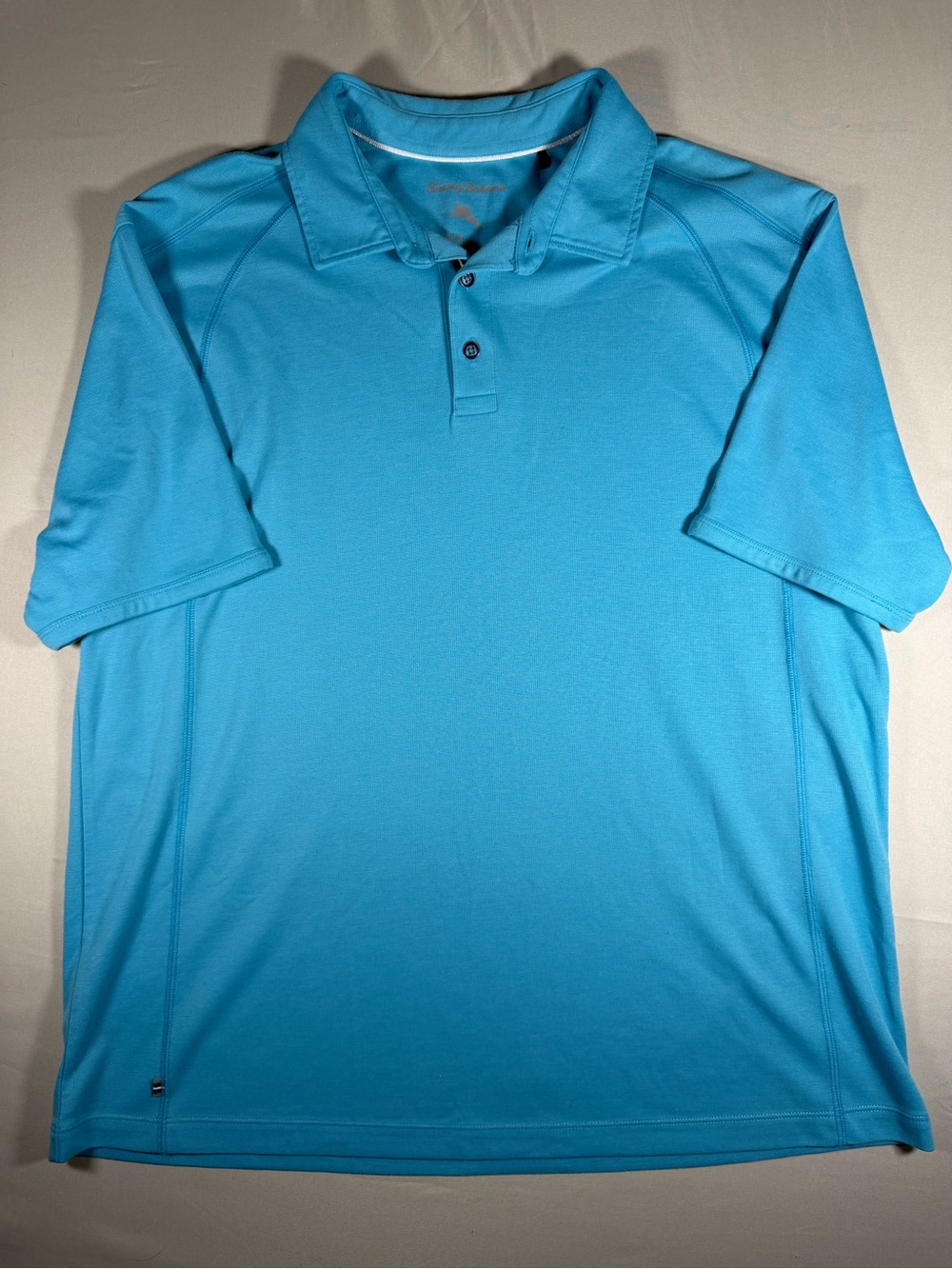Tommy Bahama Aqua Blue Short Sleeve Polo